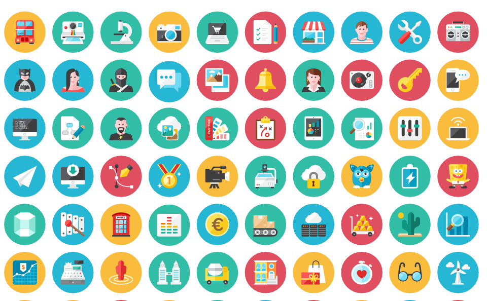 120 FREE Vector Icons